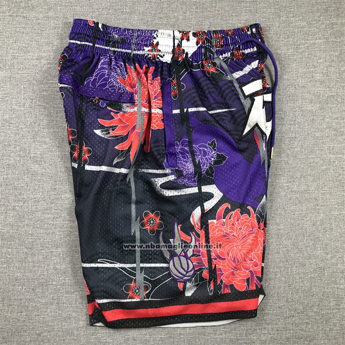 Pantaloncini Toronto Raptors Lunar New Year Mitchell & Ness Just Don Nero